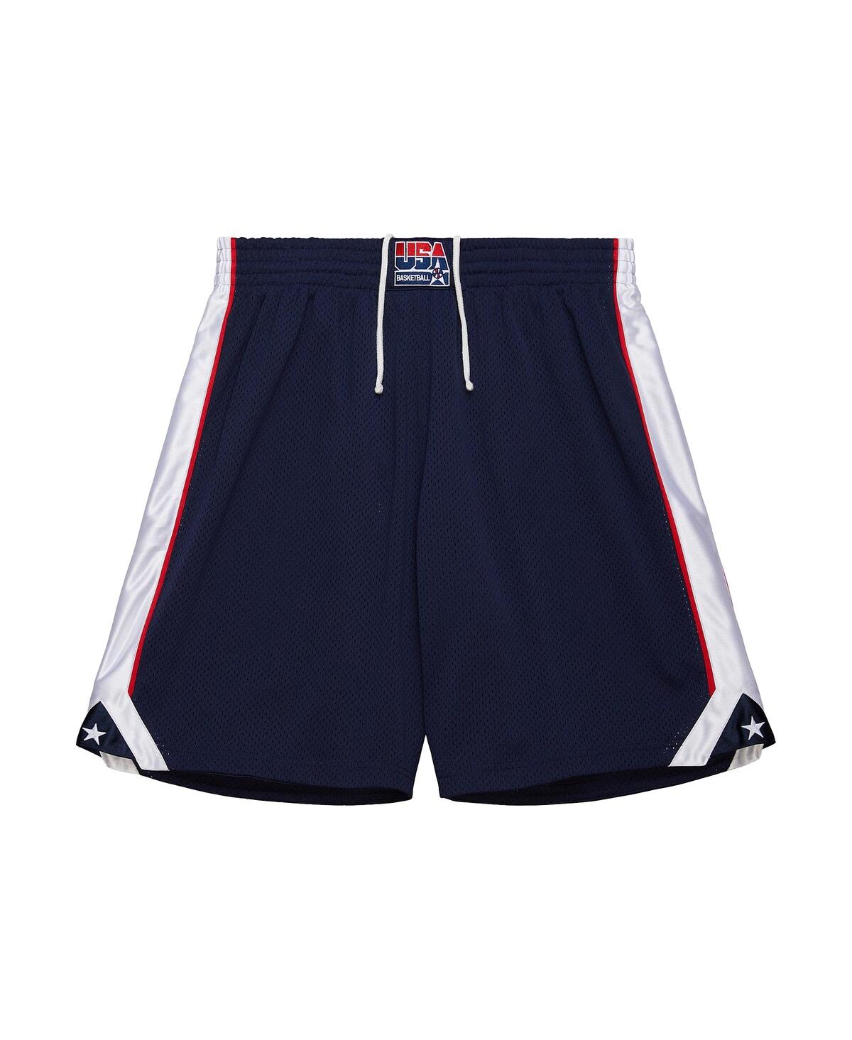 Mitchell & Ness Men's Navy Usa Basketball Hardwood Classics 2000 Olympics Swingman Shorts In Navy