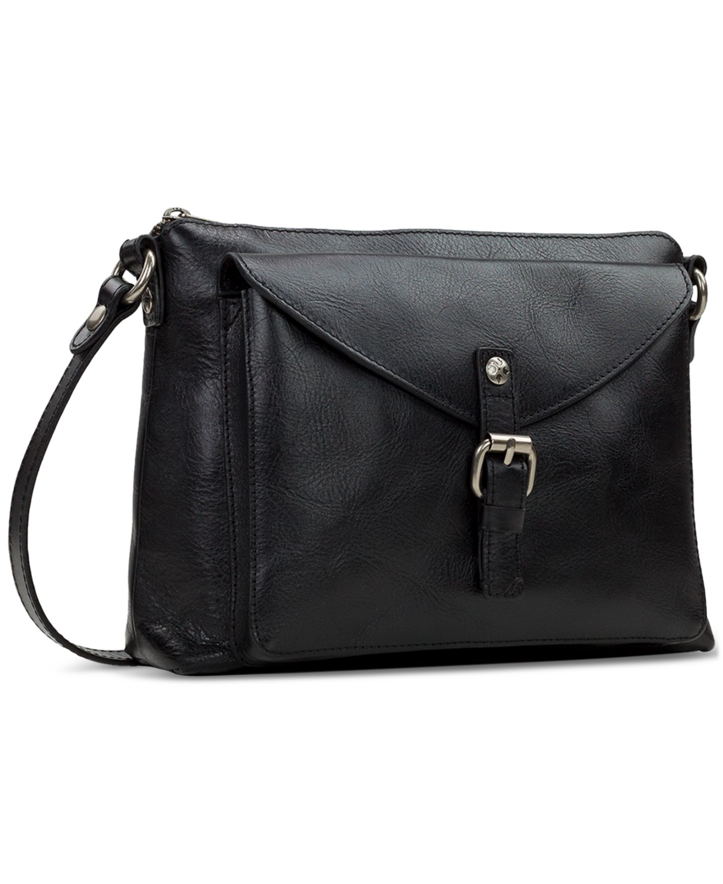 Женская сумка Patricia Nash Avellino Small Leather Crossbody, цвет: Чёрный — фото 2