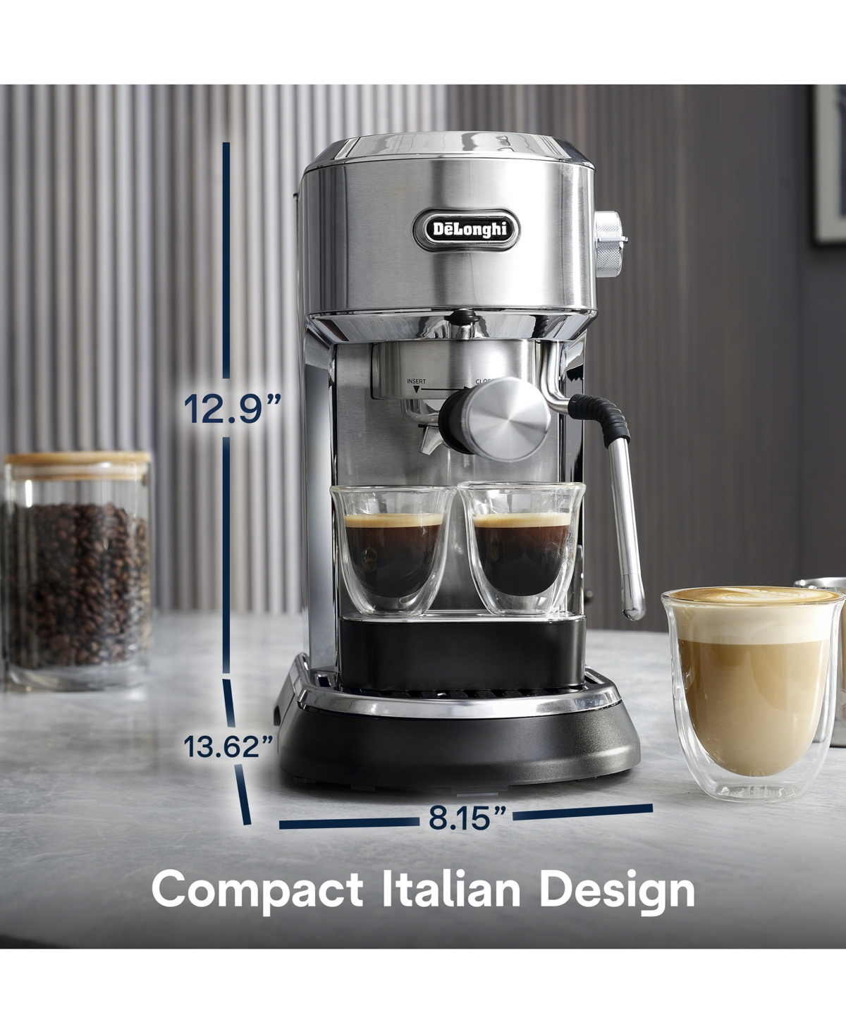 Delonghi De'longhi Dedica Maestro Manual Espresso Machine In Stainless Steel