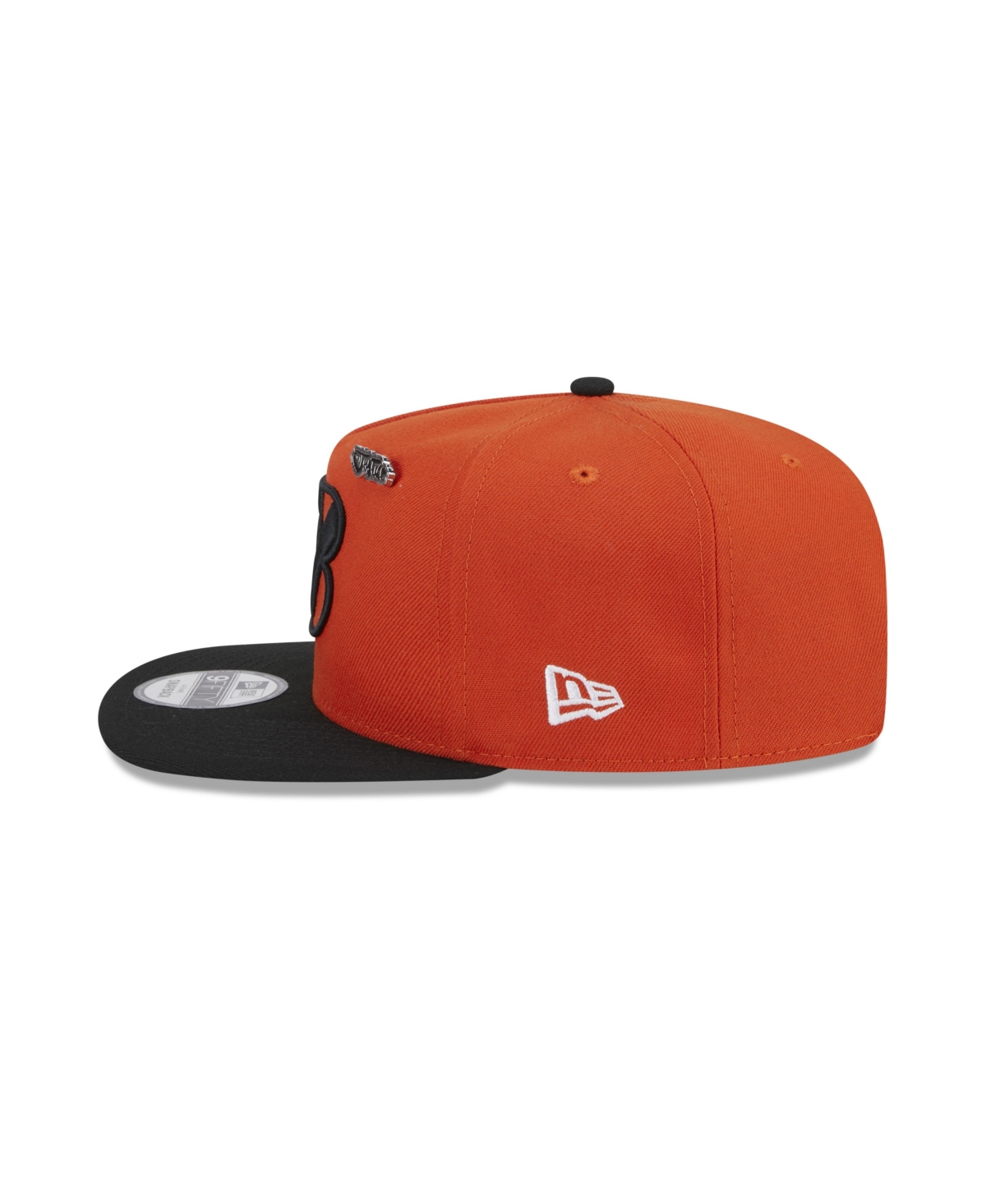 New Era Men'sCincinnati Bengals 2024 Inspire Change A-Frame 9FIFTY Snapback Hat - Orange, Black