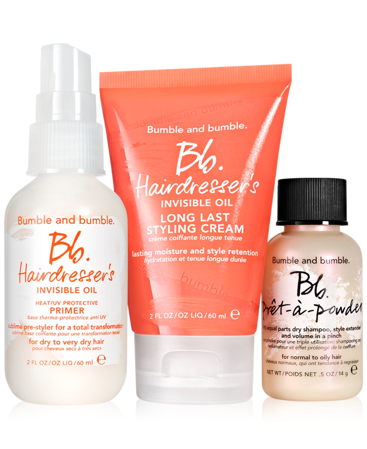 Bumble And Bumble 3-pc. Travel-size Prep, Style & Extend Hair Set In No Color