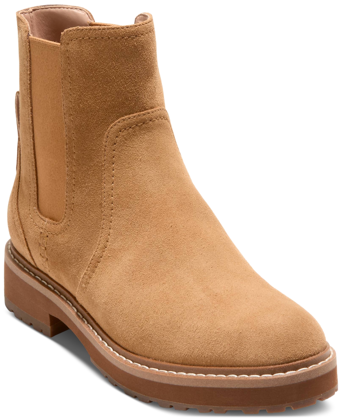 Women's Greenwich Waterproof Chelsea Booties - Golden Toffee Suede