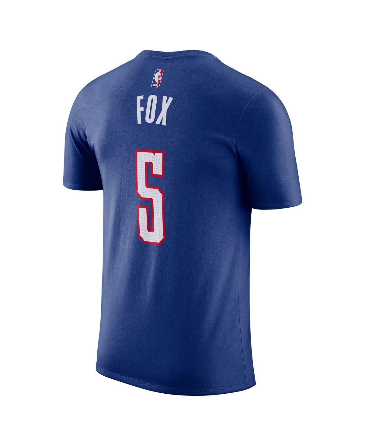 Nike Men'sDe'Aaron Fox Sacramento Kings 2024/25 City Edition Name Number T-Shirt - Blue