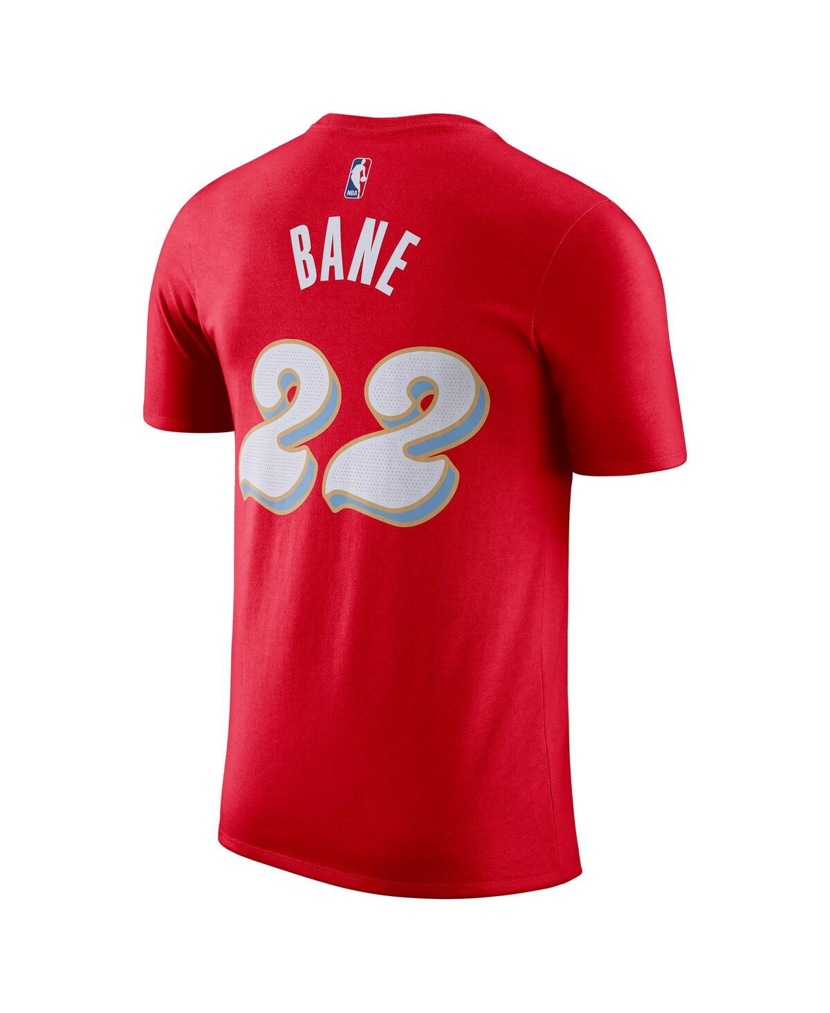 Nike Men'sDesmond Bane Memphis Grizzlies 2024/25 City Edition Name Number T-Shirt - Red