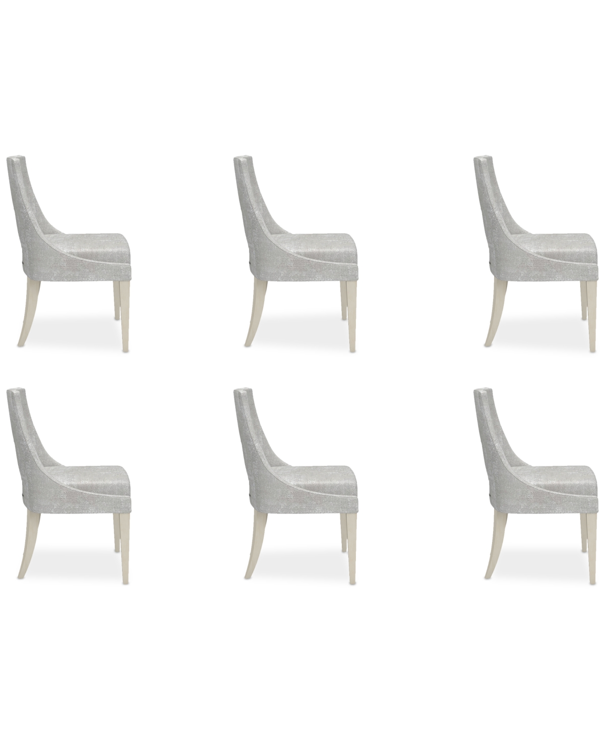 Macy's Mezzanine 6-pc. Side Chair Set In No Color