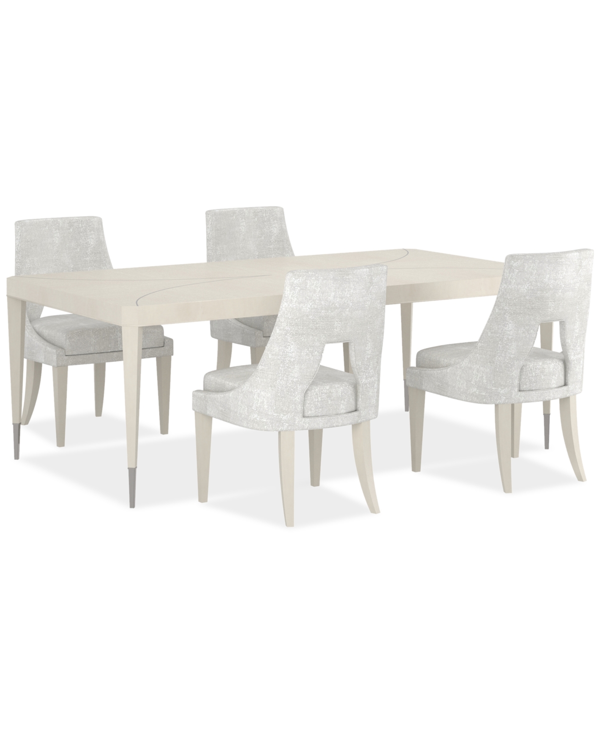 Macy's Mezzanine 5-pc. Dining Set (rectangular Table & 4 Side Chairs) In No Color
