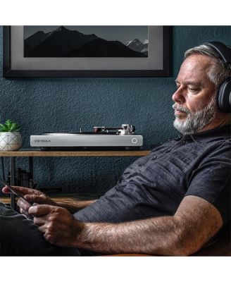 Hi-Res Carbon Bluetooth Turntable with aptX Adaptive Audio and Ortofon 2M Red Cartridge