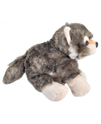 Hug'ems Wolf Stuffed Animal, 7 Inches