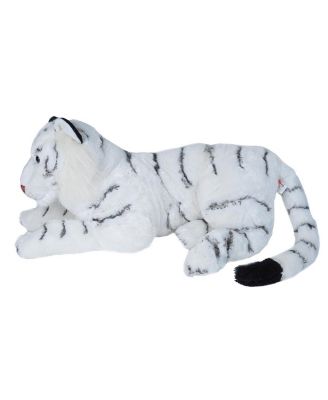 Cuddlekins Jumbo White Tiger Stuffed Animal, 30 Inches