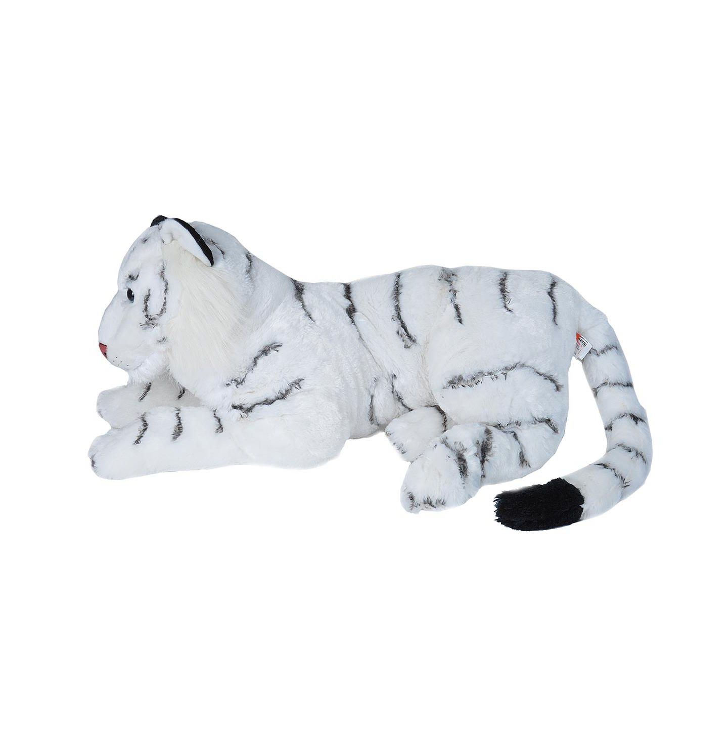 Детская мягкая игрушка Wild Republic Cuddlekins Jumbo White Tiger 30" Stuffed Animal — фото 3