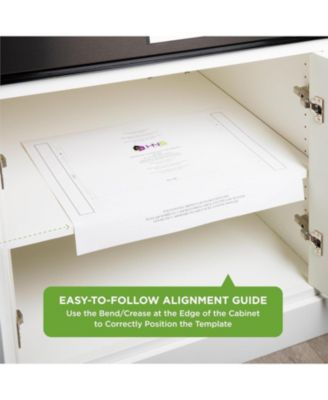 20 x 20 In Bamboo Wooden Pull Out Cabinet Organizer with Heavy Duty Metal Rails