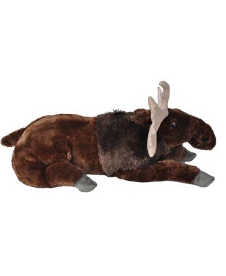 Cuddlekins Jumbo Moose Stuffed Animal, 30 Inches