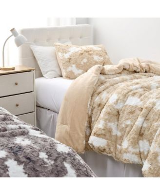 Puppy Love - Coma Inducer Oversized Comforter Set - Tan and White