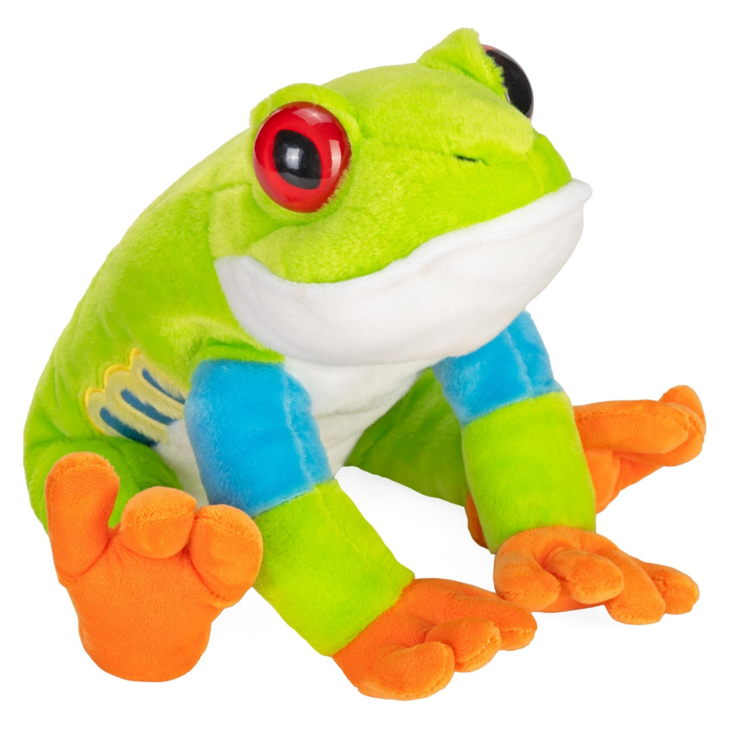 Детская мягкая игрушка Wild Republic Red Eyed Tree Frog Plush, Stuffed Animal, Plush Toy, Gifts for Kids, Cuddlekins 12 Inches — фото 1