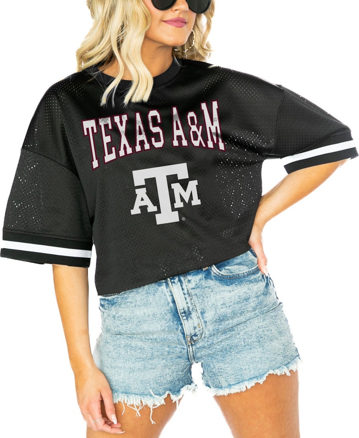 Shop Gameday Couture Women's Black Texas A M Aggies Game Face Fashion Jersey