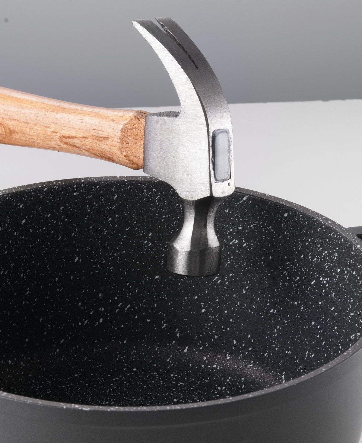 Cuisine::pro Granite 11.5qt Cast Aluminum Stockpot In Black