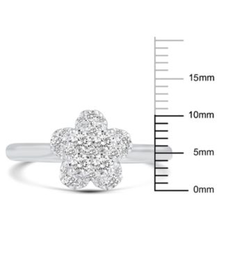 Diamond Engagement Ring (1/2 ct. t.w) in 14k White Gold