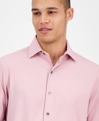 Men's Slim Fit 4-Way Stretch Dress Shirt, Created for Macy's  
