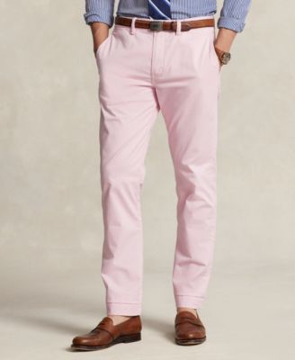 Men's Straight-Fit Washed Stretch Chino Pants