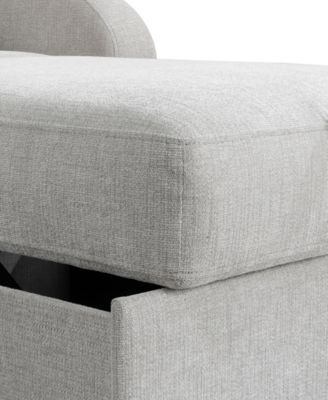 35.2" Polyester Toluca Convertible Chair