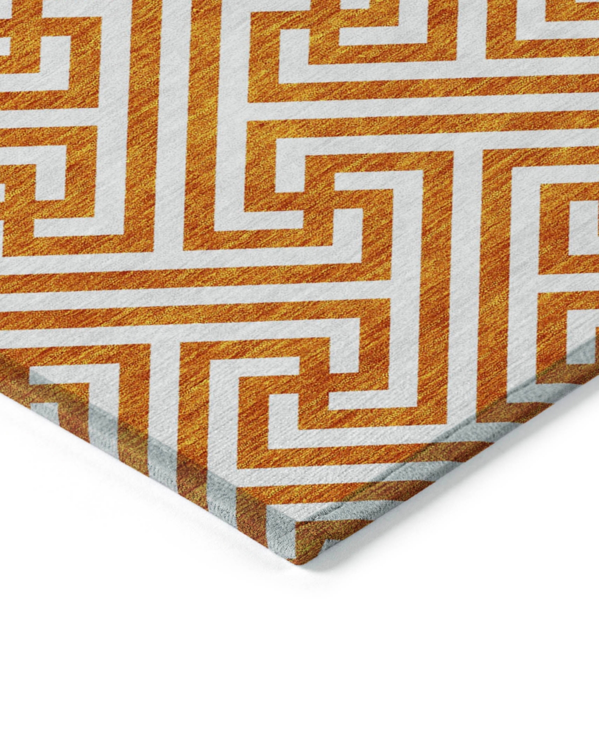 Addison Chantille Acn731 8'x10' Area Rug In Orange