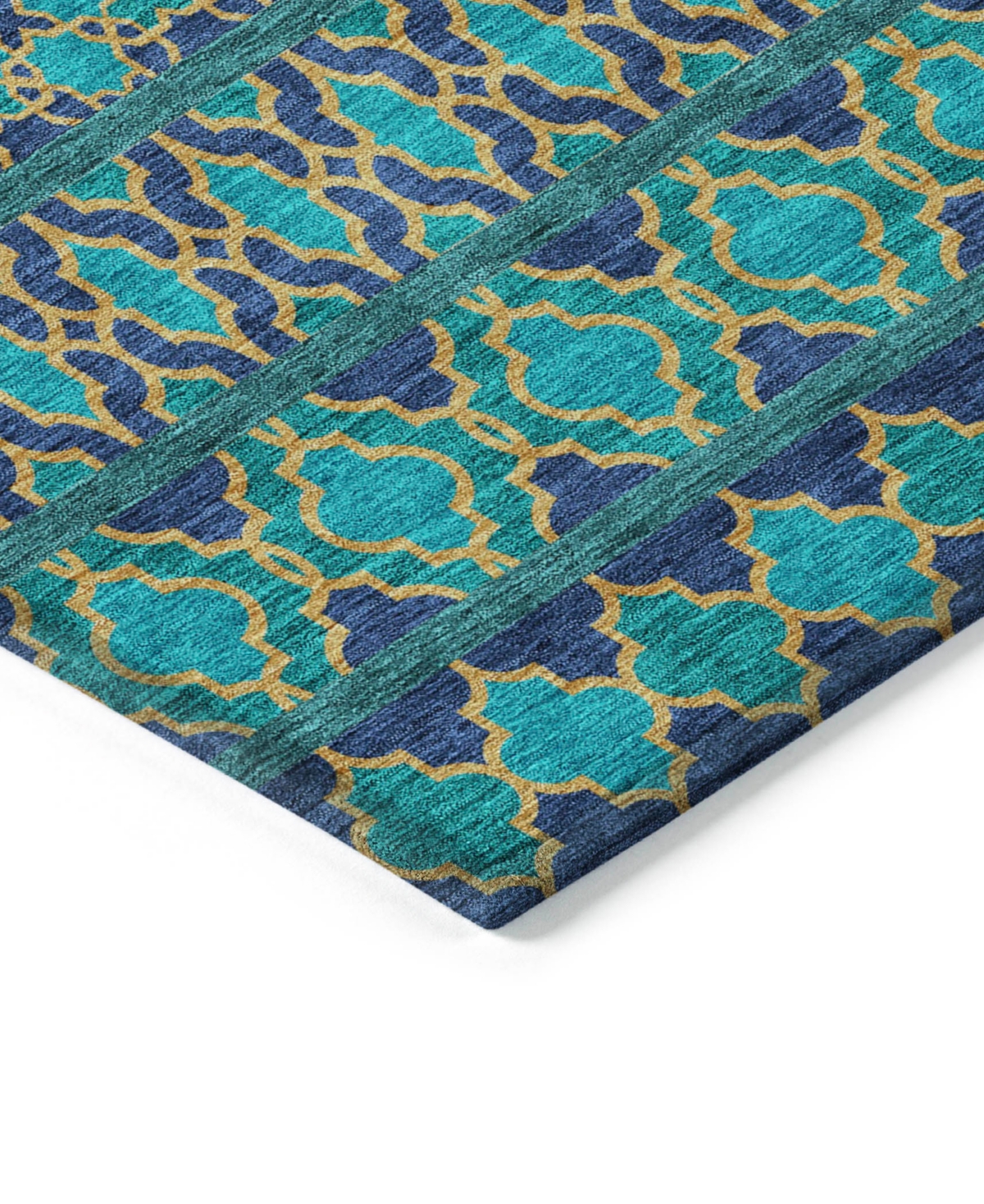 Addison Chantille Acn726 9'x12' Area Rug In Teal