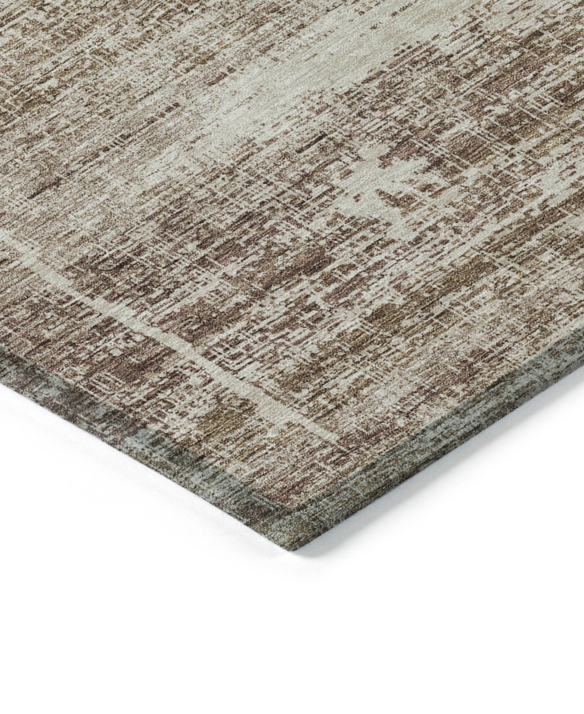 Addison Chantille Machine Washable Acn747 9'x12' Area Rug In Brown