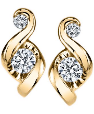proud diamond earrings