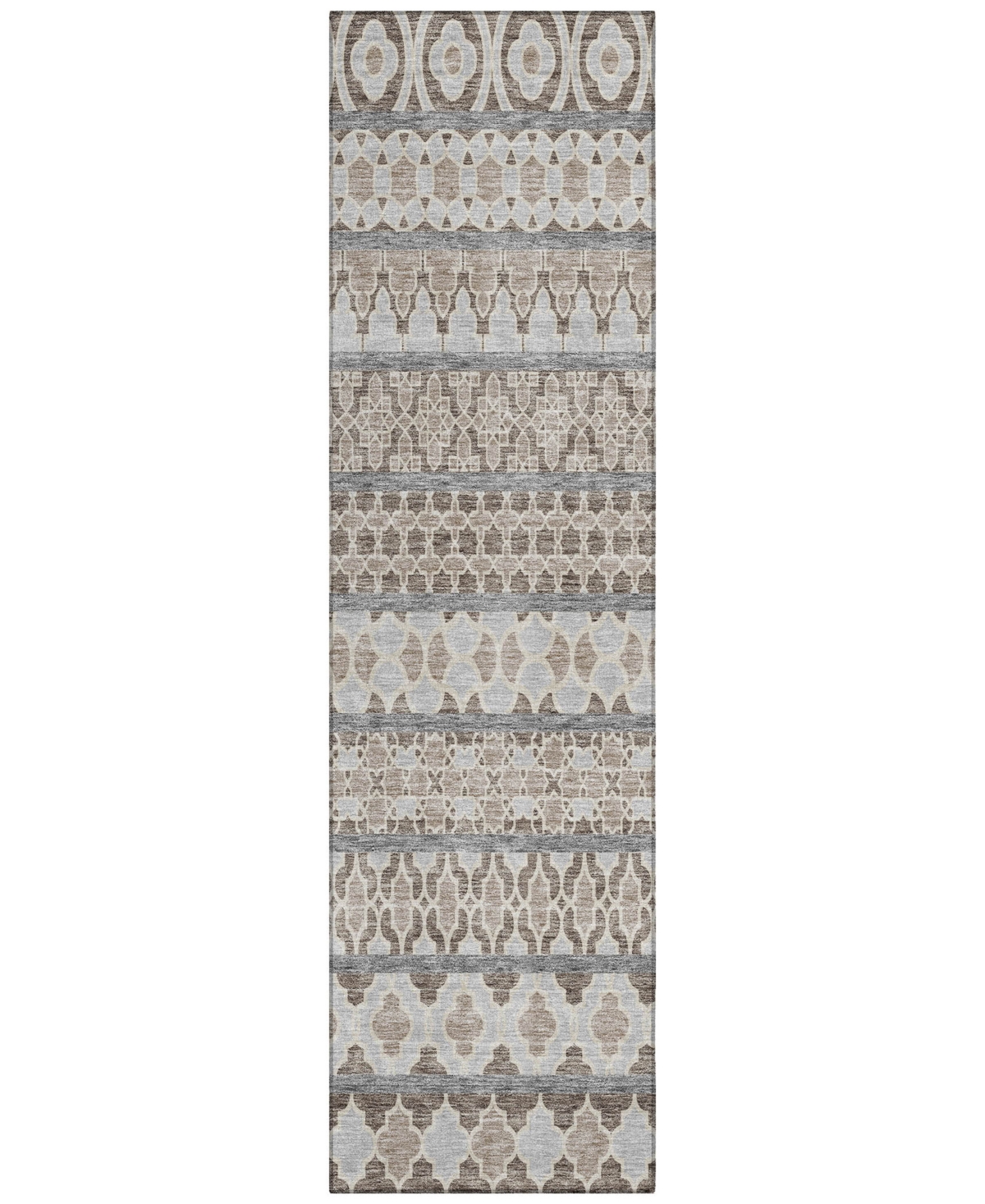 Addison Chantille Acn726 2'3"x7'6" Runner Area Rug In Taupe
