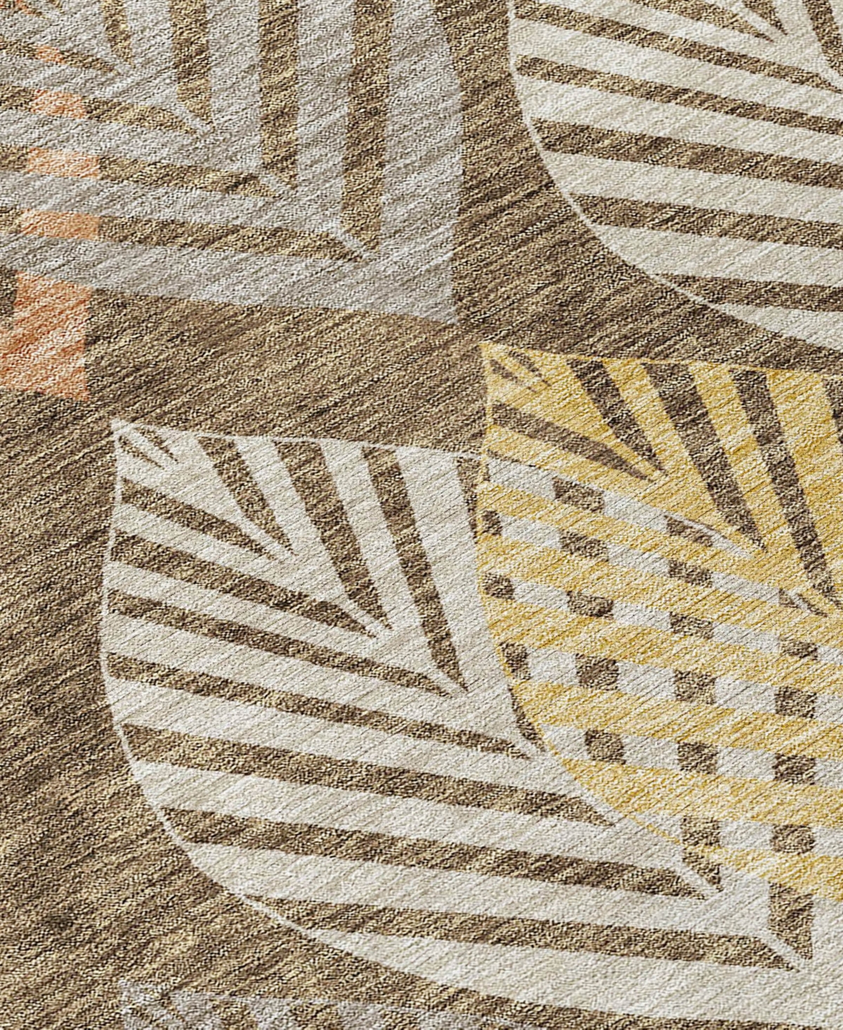Addison Chantille Acn744 5'x7'6" Area Rug In Chocolate
