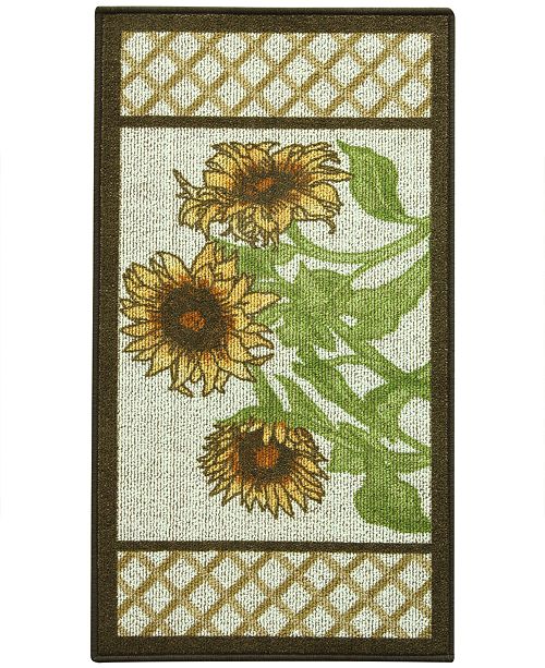 Bacova Kitchen Sunflower Frame 22 X40 Rug Reviews Kitchen