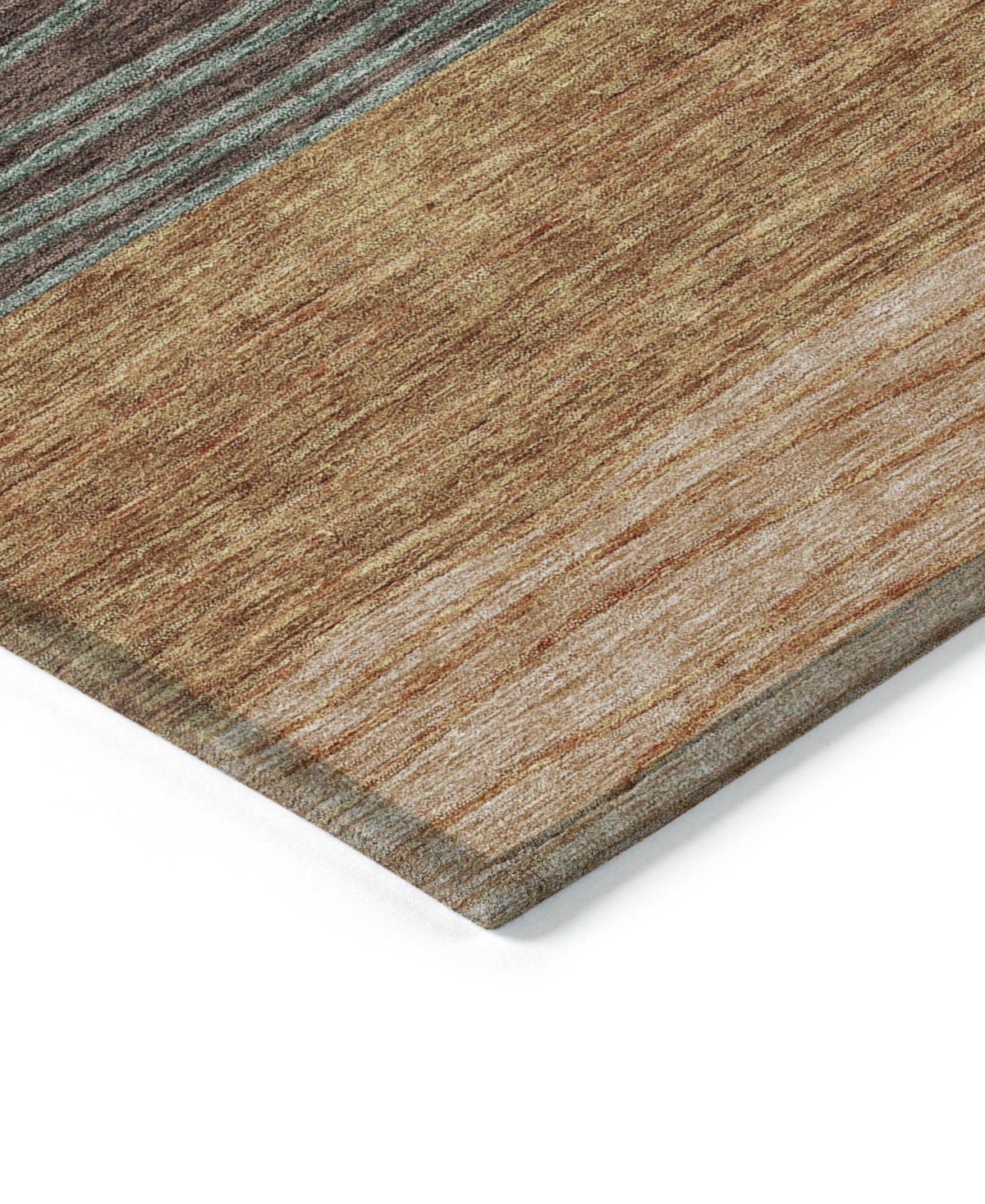 Addison Chantille Machine Washable Acn735 8'x10' Area Rug In Terracotta