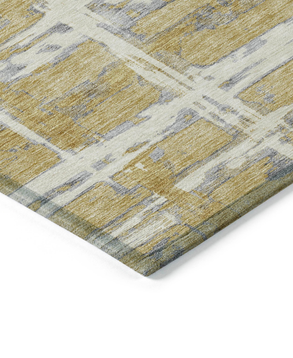 Addison Chantille Acn745 2'6"x3'10" Area Rug In Gold