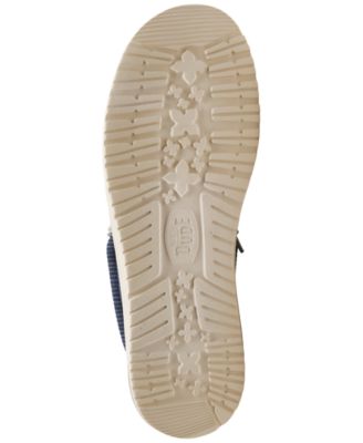 Hey Dude Men's Wally Hickory Denim Slip-On Casual Moccasin