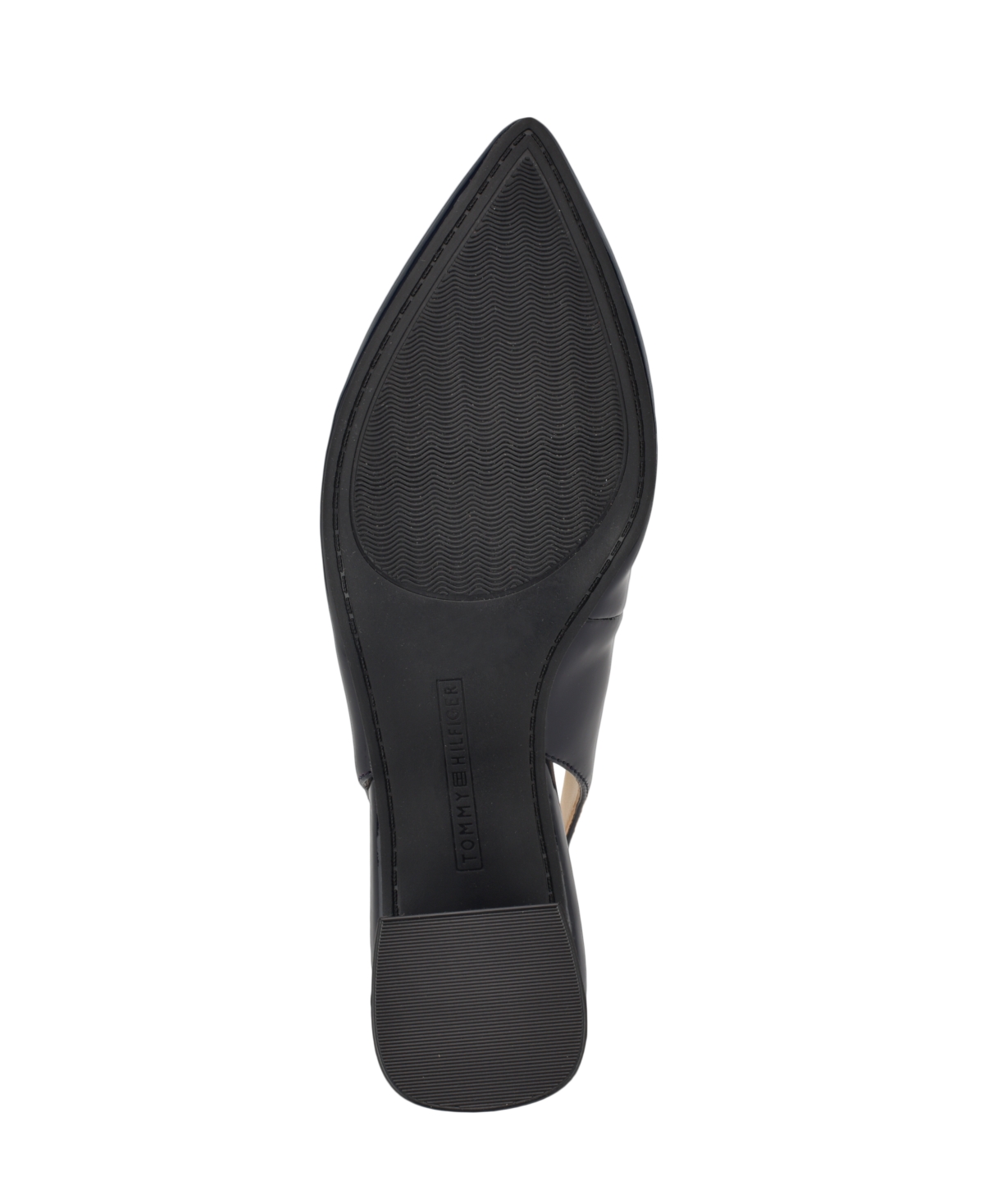 Tommy Hilfiger Women's Nileo Block Heeled Sling Back Pumps In Dark Blue Patent