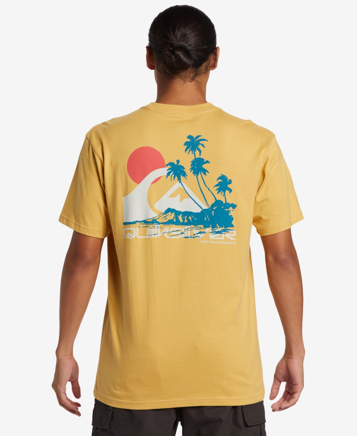 QUIKSILVER MEN'S ISLAND VIBES SHORT SLEEVE T-SHIRT 