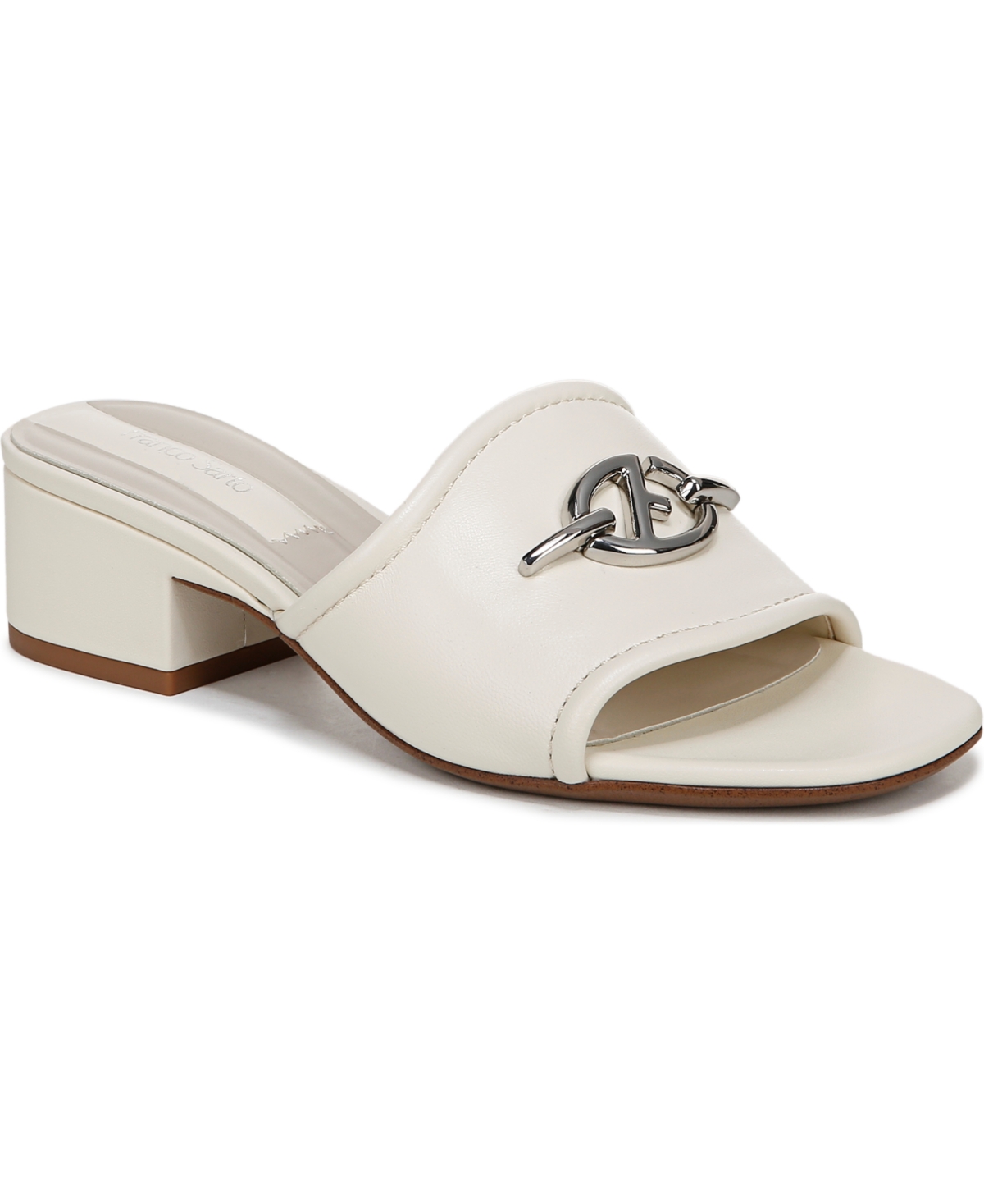Women's Noreen 2 Open Square Toe Block Heel Slide Sandals - Acorn Brown Leather