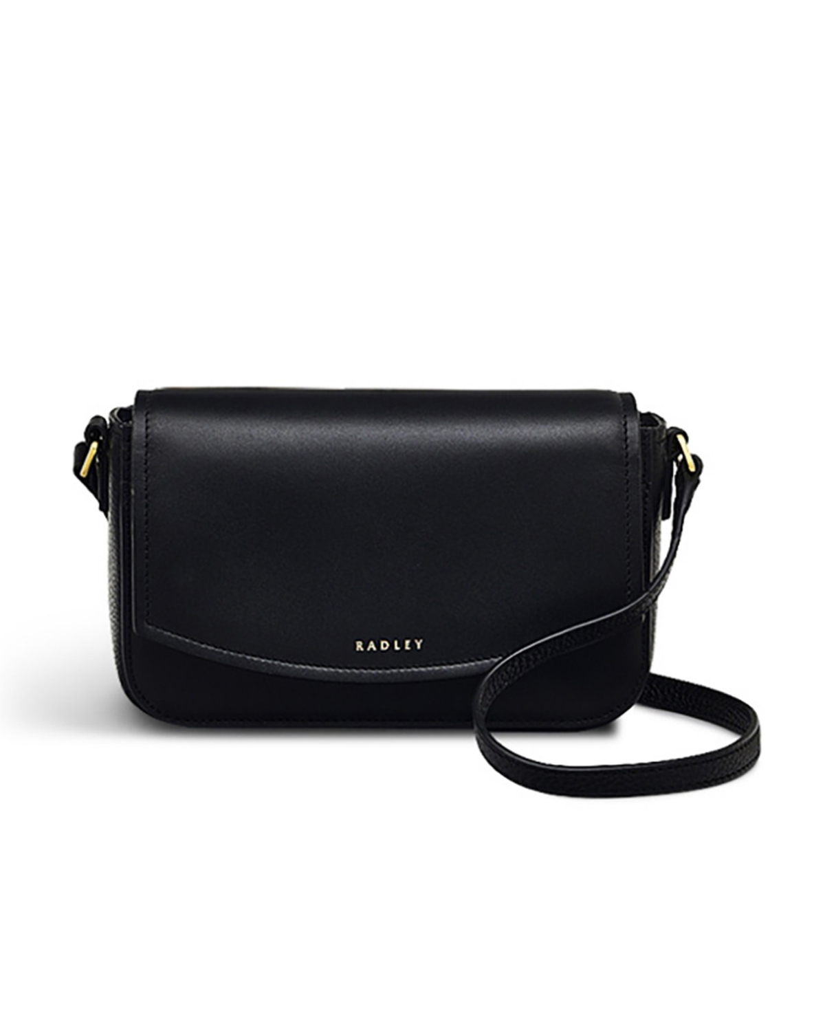 Radley London River Road Mini Flapover Crossbody Bag In Black