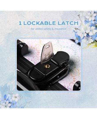 Makeup Train Case Cosmetic Organizer w/ Mirror Artist Grace ForgetMeNot