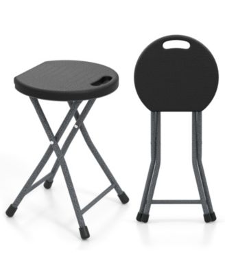 Folding Stool with Built-in Handle for Adults-1 Piece