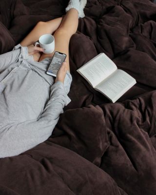 Warmer than Warm - Oversized Comforter Set - Hot Fudge