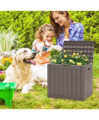 30 Gallon Deck Box Storage Container Seating Tools