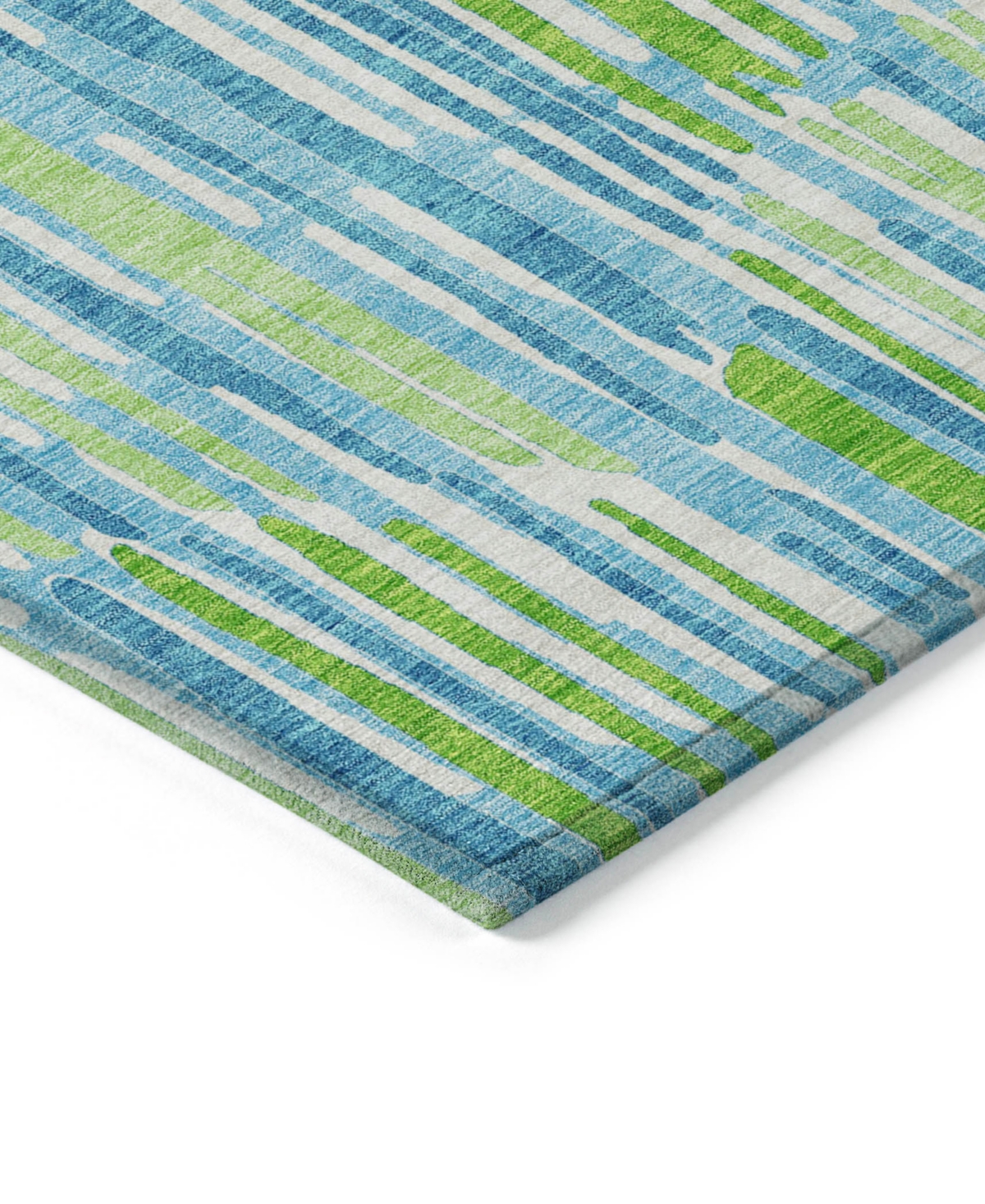 Addison Chantille Acn739 5'x7'6" Area Rug In Aqua