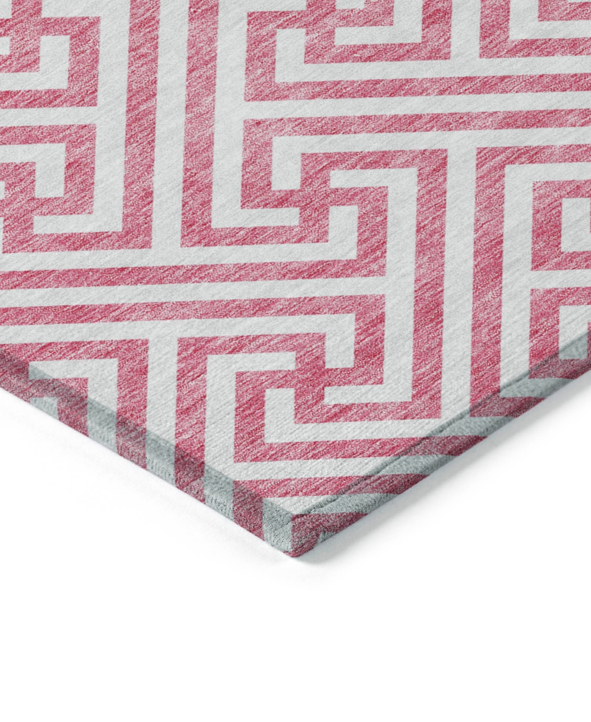 Addison Chantille Acn731 2'3"x7'6" Runner Area Rug In Pink