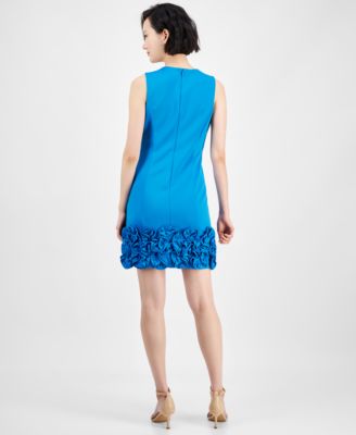 Ruffle-Hem Sheath Dress