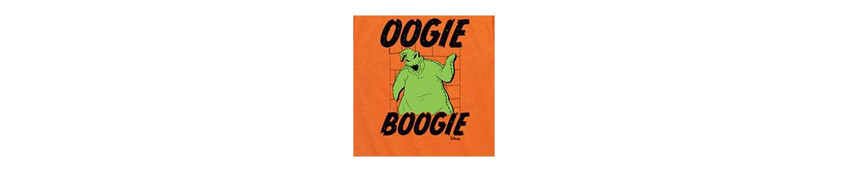 Hybrid Big Boys Nightmare Before Christmas Oogie Boogie Graphic Tee In Orange