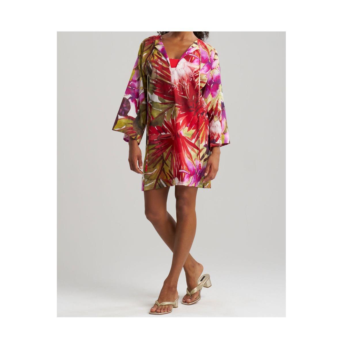 Women's Rainforest Tunic with Tassels - Multi
