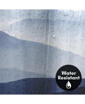 71x74 Blue Mountain Shower Curtain - 100% Polyester Shower Curtain