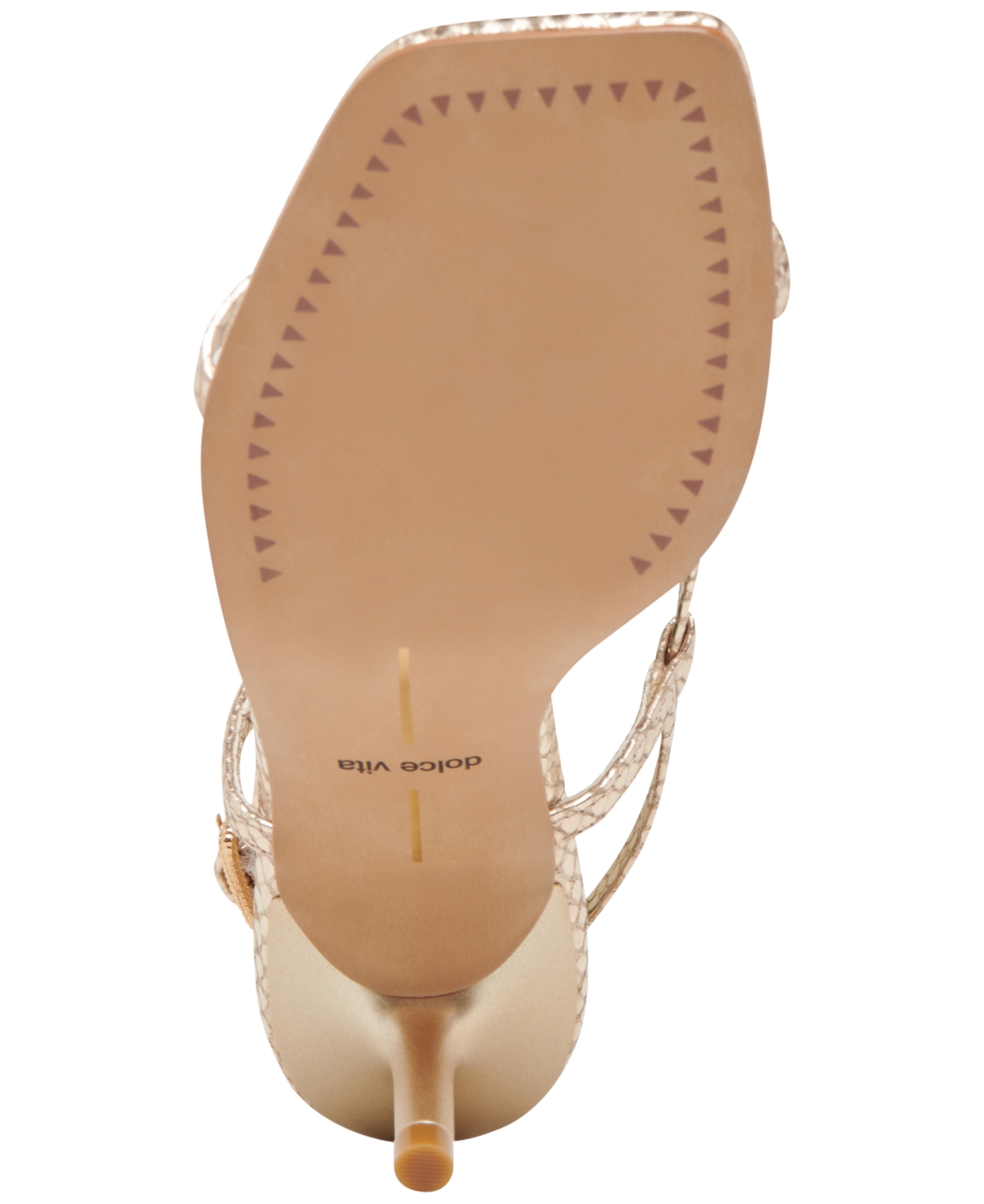 Dolce Vita Women's Laury Strappy Kitten-heel Dress Sandals In Champagne