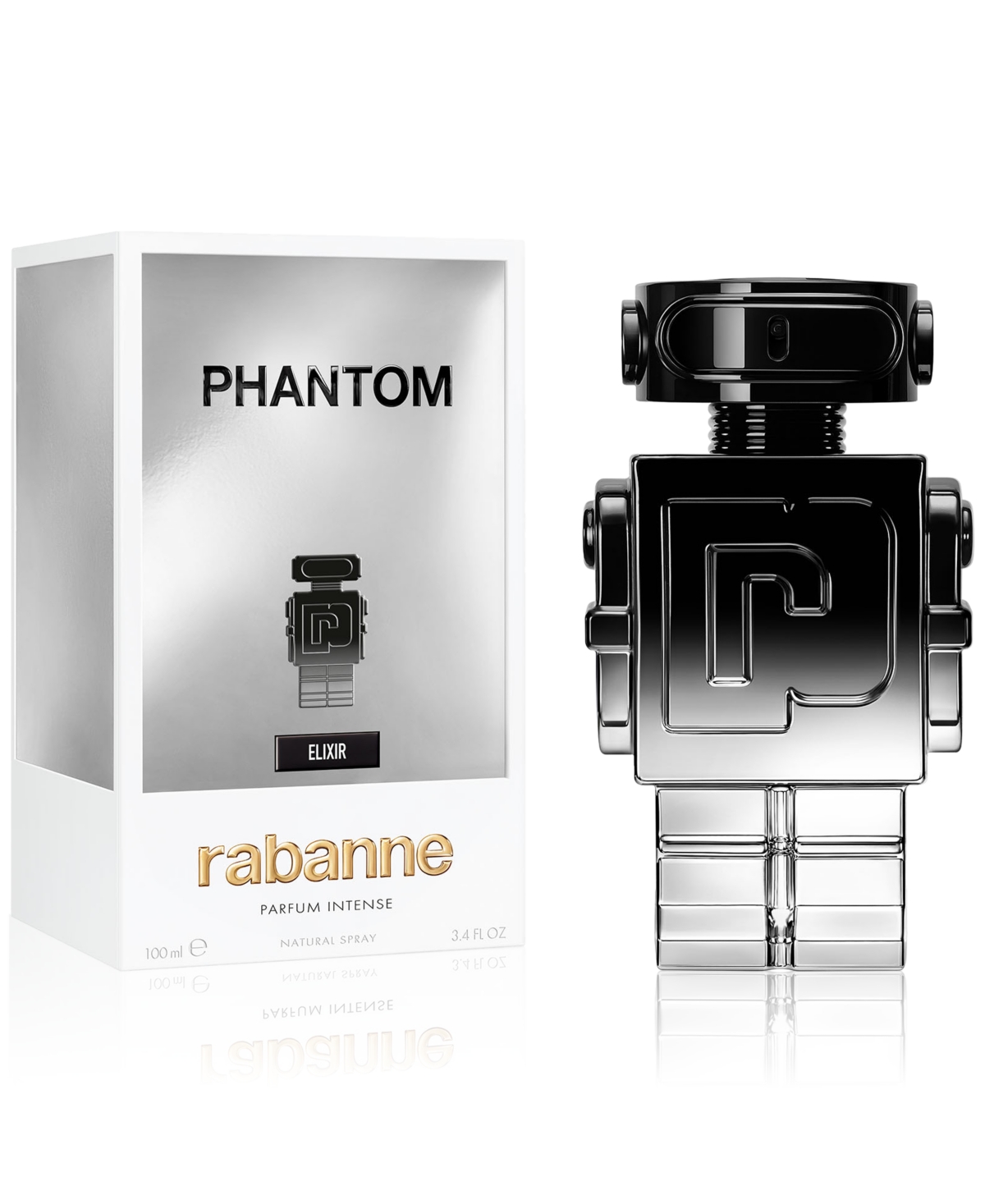 Rabanne Men's Phantom Elixir Parfum Intense, 3.4 Oz. First At Macy's! In No Color
